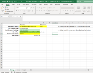 WooCommerce Order Processing Spreadsheet