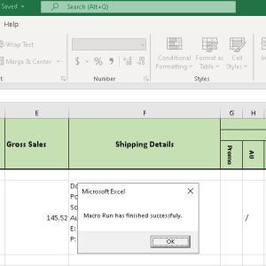 WooCommerce Order Fulfillment Spreadsheet creator completed