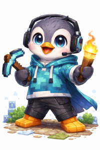 Putty The Penguin Ready for Minecraft