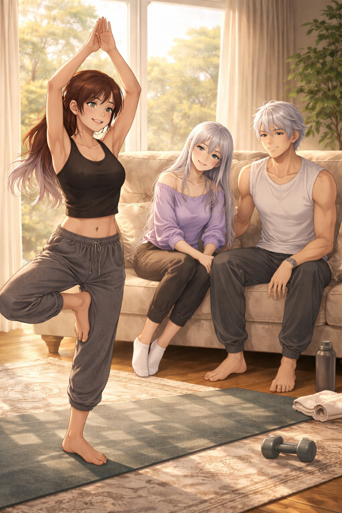Lady Kaelis, Lady Seraphine, and Sir Aurelion