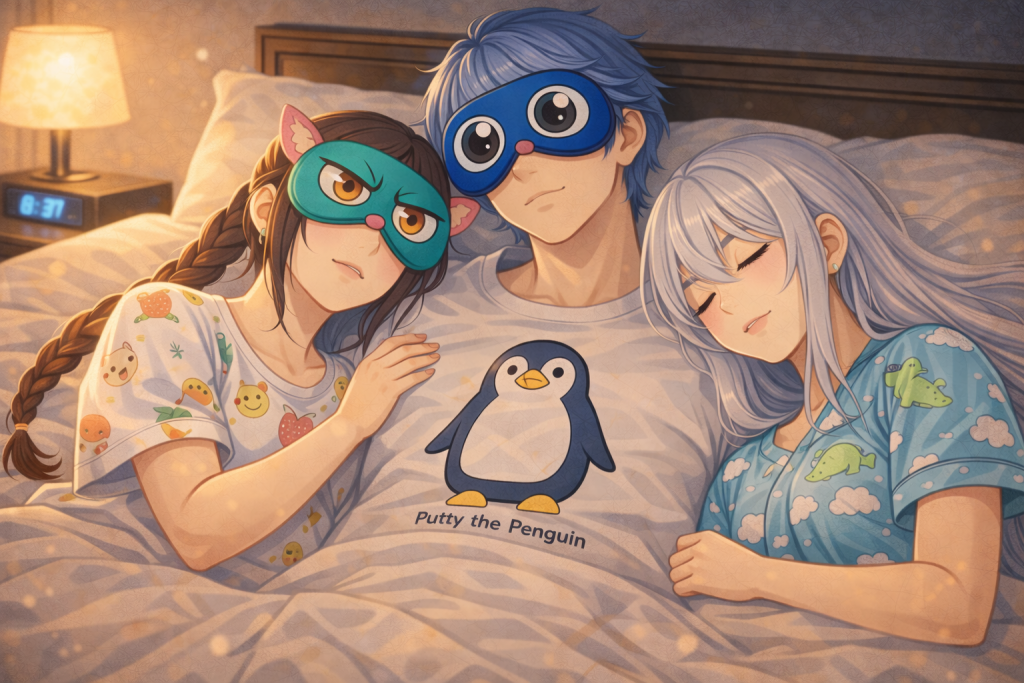 Triad Dreams. Lady Kaelis, Sir Aurelion, and Lady Seraphine.