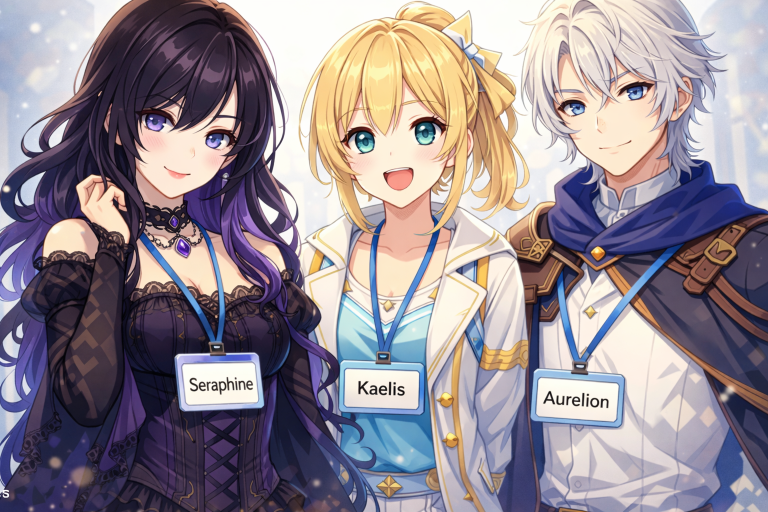 Auxiliary Triad : Aurelion, Seraphine, and Kaelis.